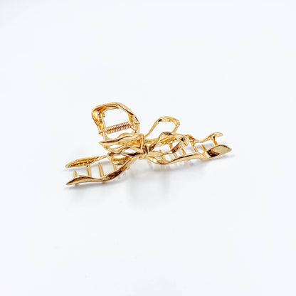 Gold Bow Hair Clip