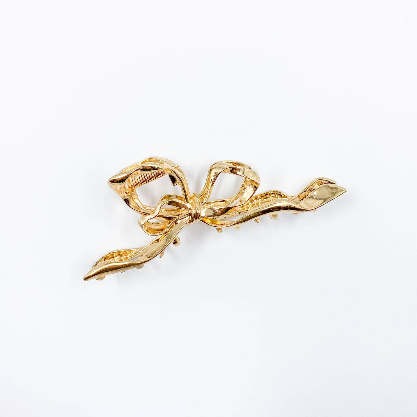 Gold Bow Hair Clip