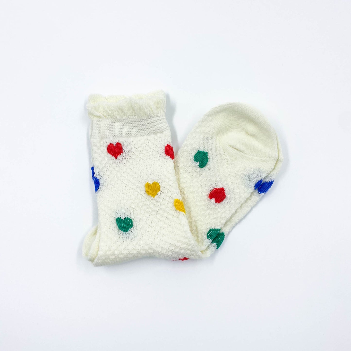 Many Hearts Ruffle Socks