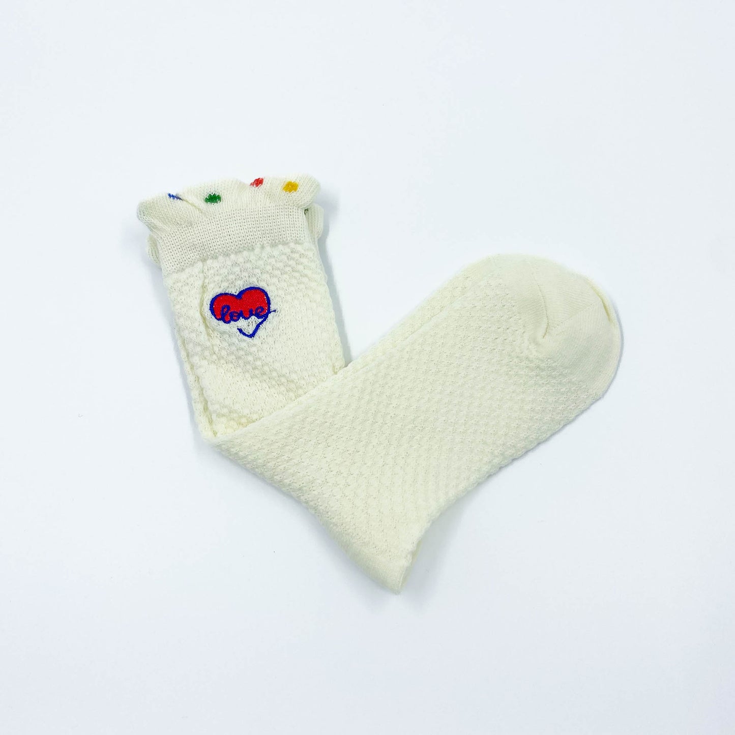 "Love" Ruffle Socks
