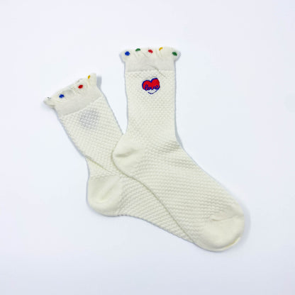 "Love" Ruffle Socks