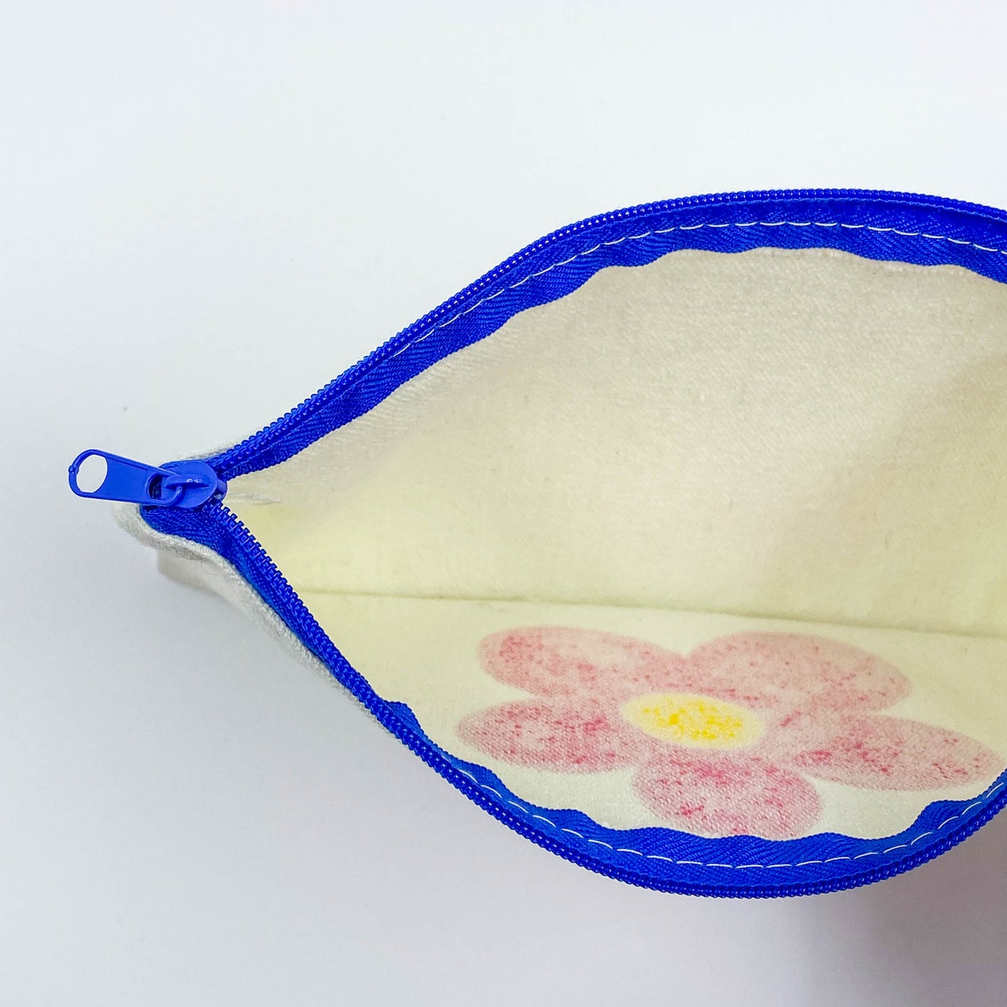 Hand-Painted Zippered Pouch